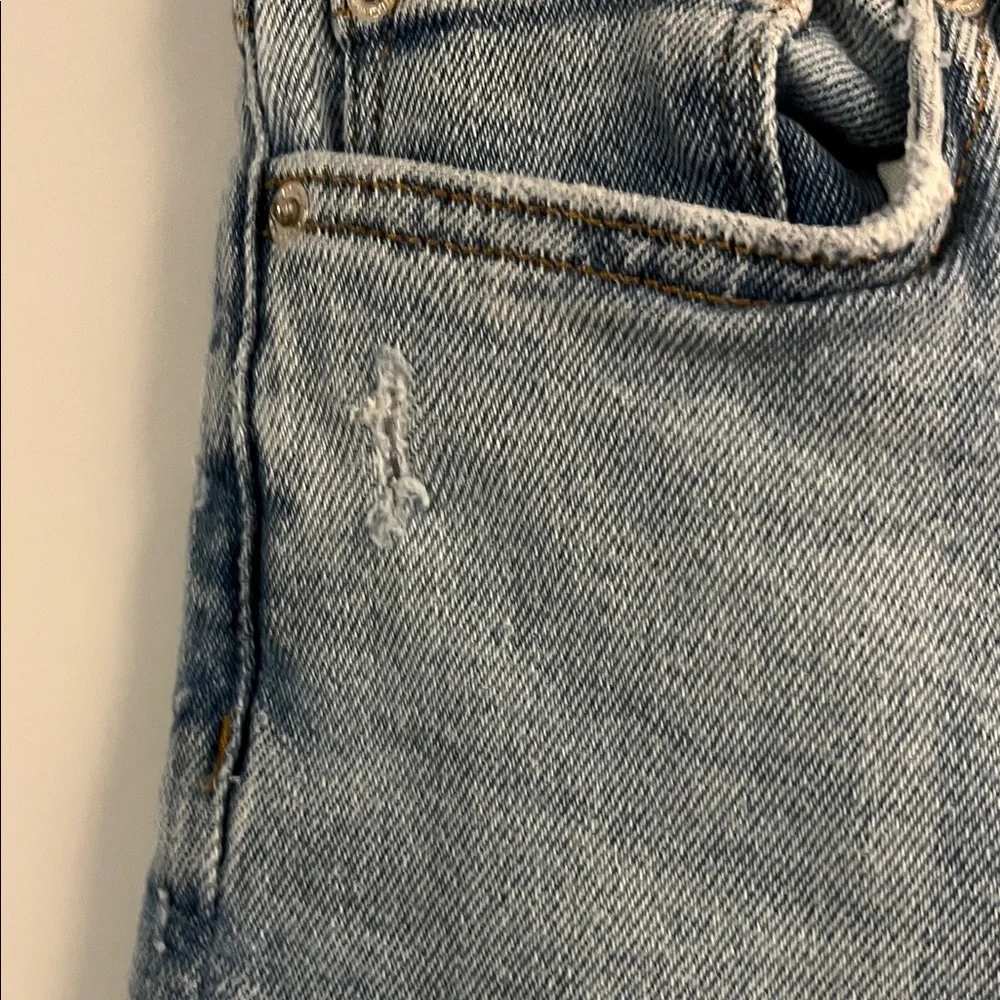 Zara Light Blue Ripped Jeans - Picture 6 of 6